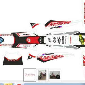 GAS GAS TXT PRO RACING Juego Decals