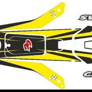 GAS GAS TXT PRO color amarillo Juego Pegatinas
