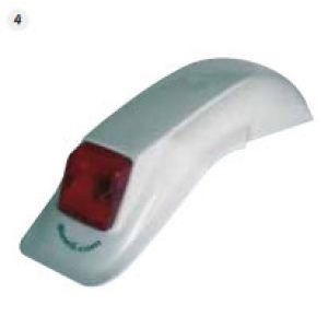 Guardabarros posterior Universal con piloto homologado