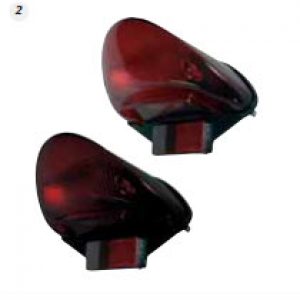Piloto Posterior Yamaha Aerox ahumado o rojo