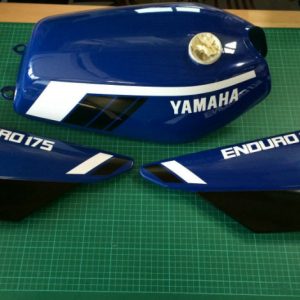 Yamaha DT175 MX Decal Set Para Tanque y Paneles Laterales