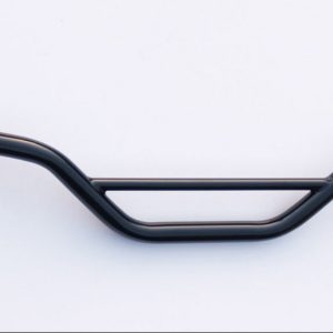 Manillar Trial acero negro con refuerzo cruzado