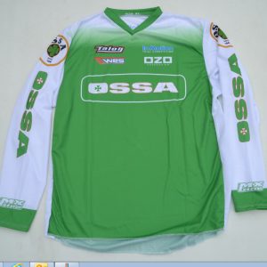 CAMISETA OSSA TRIAL verde/blanca