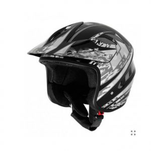 CASCO TRIAL NAU N400 OVERNET (NEGRO/GRIS)