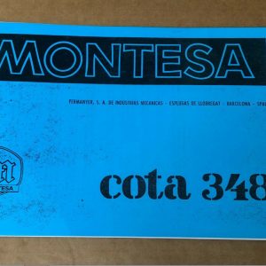 MONTESA COTA 348 Catalogo piezas-Reproduccion