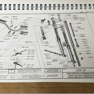 MONTESA COTA 49 Catalogo Piezas-Reproducción