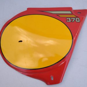 Bultaco Pursang MK 10 370 Panel lateral derecho en plastico rojo