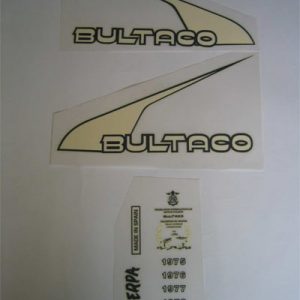 Kit adhesivos Bultaco Sherpa Blanca