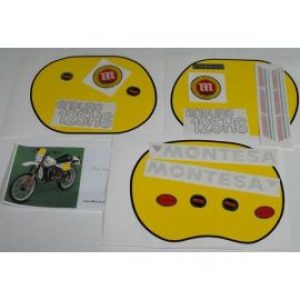 MONTESA ENDURO 74-125 H6 AÑO 1981 Decals Kit