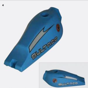 Depósito Bultaco Alpina y Sherpa (Kit Pirineos) original 9 litros con serigrafia