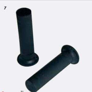 Juego empuñaduras «TOP» Trial  22-24 mm- negras