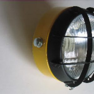 Faro Amarillo rejilla negra (homologado)