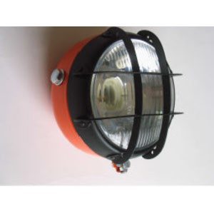 Faro naranja con rejilla negra HOMOLOGADO