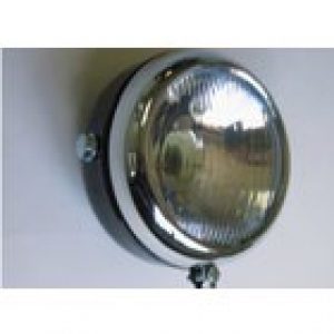 Faro Negro Brillante para Puch, Bultaco Streaker y otras HOMOLOGADO