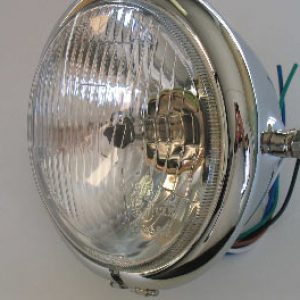 Faro cromado custom universal (homologado)