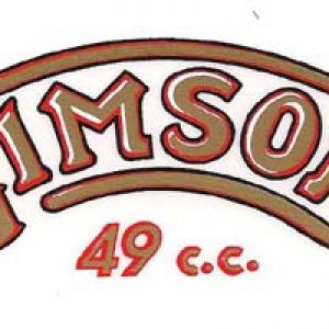 GIMSON 49 cc.Pegatina para el Deposito