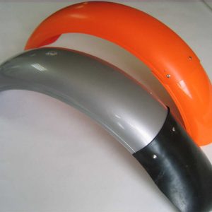 Guardabarros trasero trial con suplemento plastico