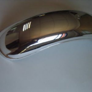 Guardabarros posterior Trial,  Bultaco, OSSA, Italjet,  etc. en plástico cromado