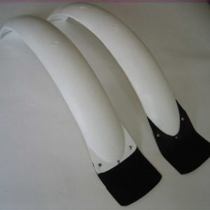 Guardabarros Trial delantero con suplemento de goma en U