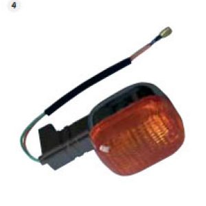 Cristal  Recambio Intermitente Base negra ambarYamaha, BMW, Derbi, .Honda Scoopy
