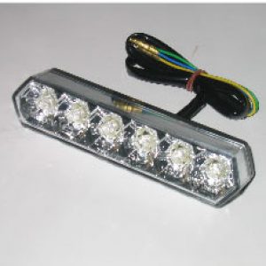 Piloto universal  6 leds+ 3 leds para matricula  (homologado)