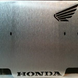 Placa Portanumeros en Aluminio HONDA