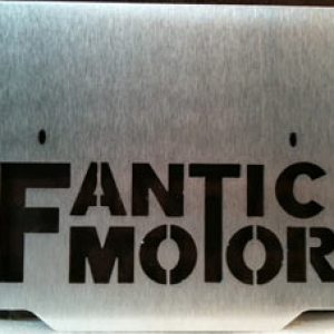 Placa portanúmeros en aluminio Fantic