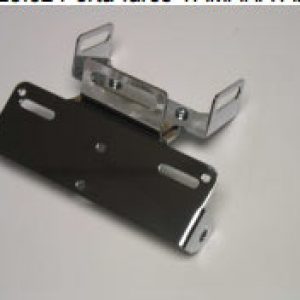 Porta.matricula y luces e intermitentes universal en aluminio