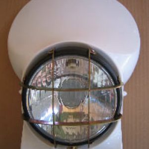Portafaro Montesa H6/H7 con faro y rejilla bicromada (homologado)