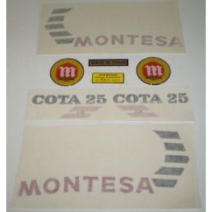 MONTESA COTA 25 A Blanca Kit Decals
