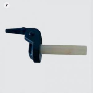 Puño de Gas Universal en plastico con salida lateral