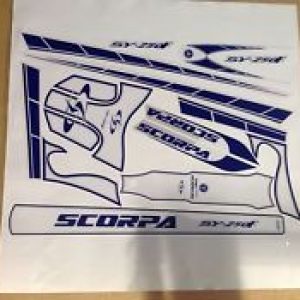 SCORPA SY250 F Juego completo decals