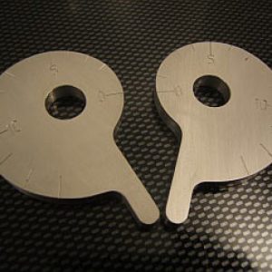 Excéntricas universales, tipo Bultaco, agujero de 12mm (pareja)