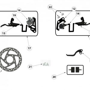 P.23  SOPORTE PINZA DE FRENO TRASERA  GASGAS