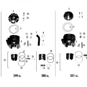 Culata Trial 280-2000 GASGAS