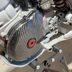 Protector tapa de encendido TRRS en fibra de carbono, cierre completo