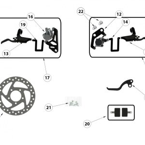 BE60000CT-CKK-1  CTO.FRENO HIDRAULICO DELANTERO KIDS  GASGAS
