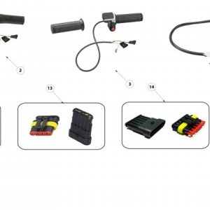 EE40041TT-CKK-1  KIT CONECTOR WP 2 PINES   GASGAS