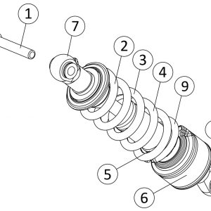 P.3  MUELLE OHLINS K 70N  GASGAS