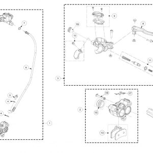 P.15  KIT PISTONES PINZA FRENO DELANTERA  GASGAS
