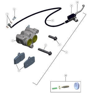 P.8   T30CC00601 Cto. Freno Delantero JOTAGAS