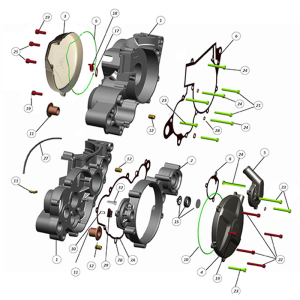 P.2   T30M001502 Tapa Embrague  250Cc/280Cc/300Cc JOTAGAS