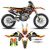 2016-2017-KTM- SX-SXF 125-450 Team Hitachi Motocross Kit Decals
