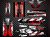 BETA REV 3 05-09 Michelin Renthal Splat Kit Decals rojas