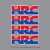 HONDA HRC Decals Stickers