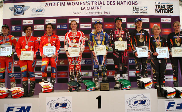TDN Feminas 2013 podium