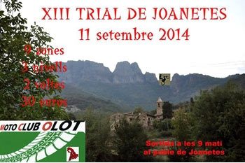 Cataluña. XIII Trial de Joanetes, previo