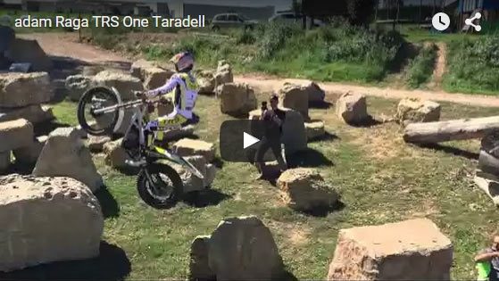 Adam Raga entrena con la TRS One en Taradell