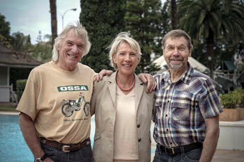 2015 FIM Gala Ceremony Mick Andrews Martine de Cortanze Heikki Mikkola