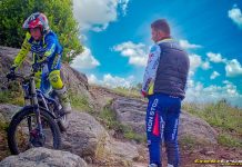 Jorge Casales fue monitor de lujo en el curso de trial realizado en Arteixo